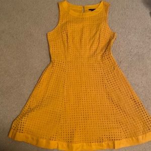 LAST CHANCE - Tommy Hilfiger mustard dress. Size 8. With pockets!!